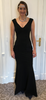 AMANDA WAKELEY - Niara Scuba Gown Black - Designer Dress hire