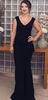 AMANDA WAKELEY - Niara Scuba Gown Black - Designer Dress hire
