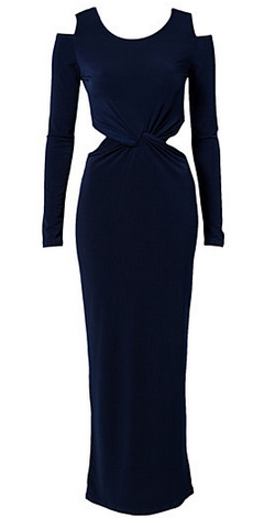 GLAMOROUS - Cold Shoulder Dress - Designer Dress hire