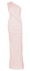 GORGEOUS COUTURE - The Bailey Maxi Blush - Rent Designer Dresses at Girl Meets Dress