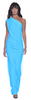 GORGEOUS COUTURE - The Bailey Maxi Turquoise - Designer Dress hire