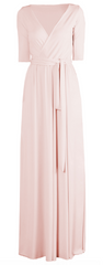 GORGEOUS COUTURE - The Daphne Maxi Blush - Designer Dress Hire