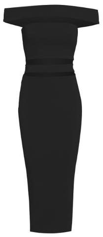 GORGEOUS COUTURE - Priya Midi Dress - Designer Dress hire