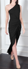 GORGEOUS COUTURE - The Liliana Maxi Black - Designer Dress hire