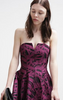 HALSTON HERITAGE - Boysenberry Dress - Designer Dress hire