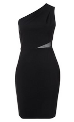 HALSTON HERITAGE - Black Cocktail Dress - Designer Dress Hire