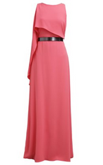HALSTON HERITAGE - Strawberry Aria Gown - Designer Dress Hire