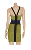 HERVE LEGER - Two Tone Bandage Dress - Designer Dress hire