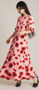 GHOST - Iris Dress Red Poppy - Designer Dress hire