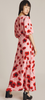 GHOST - Iris Dress Red Poppy - Designer Dress hire