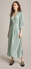 GHOST - Madison Satin Sage Dress - Designer Dress hire