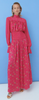 HARMUR - Ditsy Floral Fuschia Dress - Designer Dress hire