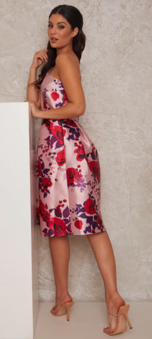 CHI CHI LONDON - One Shoulder Puff Sleeve Dress - Designer Dress hire