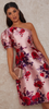 CHI CHI LONDON - One Shoulder Puff Sleeve Dress - Designer Dress hire