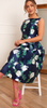 CHI CHI LONDON - Boat Neck Floral Skater Dress - Designer Dress hire