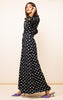 DANCING LEOPARD - Dove Dress Painted Dot - Designer Dress hire