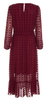 QUIZ - Wine Sleeved Midaxi Dress - Designer Dress hire