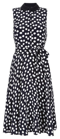 HOBBS - Belinda Polka Dress - Designer Dress hire