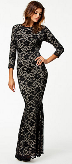 slim fit dress slacks Black Lace Maxi Dress XL