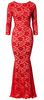 AX PARIS - Lace Crochet Dress - Designer Dress hire 