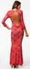 HONOR GOLD - Faye Maxi Dress Red - Designer Dress hire