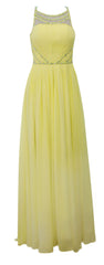 ELLIOT CLAIRE - Yellow Pleated Gown - Rent Designer Dresses at Girl Meets Dress