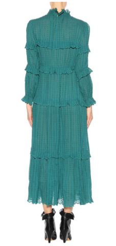 ISABEL MARANT, ÉTOILE - Yukio Emerald Dress - Designer Dress hire