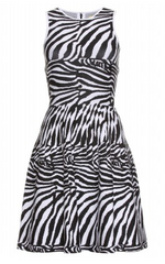 ISSA - Zebra Knit Dress - Designer Dress Hire