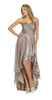 ADRIANNA PAPELL - Beaded Mesh Covered Gown - Designer Dress hire 