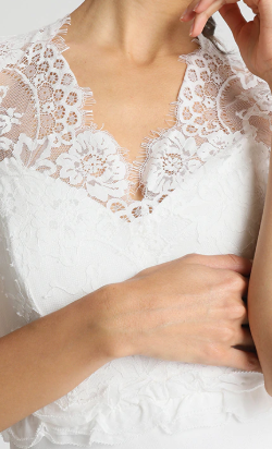 IVY AND OAK - Long Patch Bridal Dress - Designer Dress hire