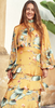 Johanna Ortiz x H&M - Yellow Scarf Collar Dress - Designer Dress hire
