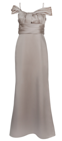 JIM HJELM - Vintage Pearl Gown - Designer Dress hire
