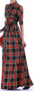 JOLIE MOI - Checked Maxi Shirt Dress - Designer Dress hire