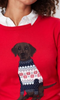 JOULES - Red Miranda Jumper - Designer Dress hire