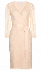 DIANE VON FURSTENBERG - Julianna Blush Dress - Designer Dress Hire