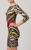 ROBERTO CAVALLI - Beige Animal Dress - Designer Dress hire