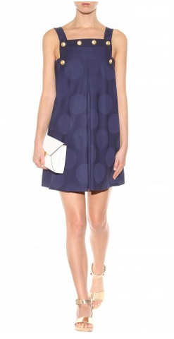 KENZO - Pinafore Cotton Dress - Designer Dress hire