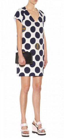 KENZO - Spotted Printed Dress - Designer Dress hire