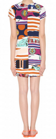 KENZO - Vibrant Jersey Dress - Designer Dress hire