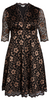 DIANE VON FURSTENBERG - Zarita Lace Dress Black - Designer Dress hire 