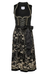 KRUGER DIRNDL - Black Krüger Dirndl - Designer Dress Hire