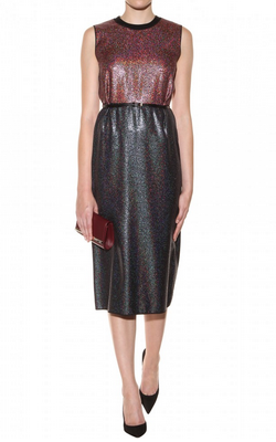 VICTORIA BECKHAM - Lamé Wool-Blend dress - Designer Dress hire