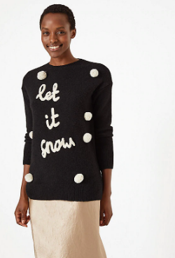 M&S COLLECTION - Snow Christmas Jumper - Designer Dress hire