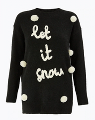 M&S COLLECTION - Snow Christmas Jumper - Designer Dress Hire