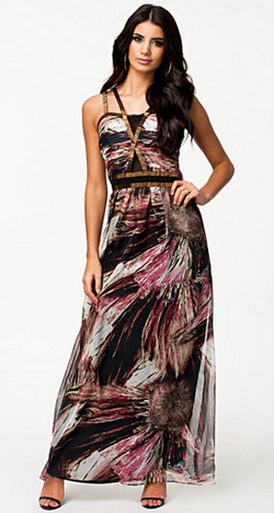 LITTLE MISTRESS - Printed Maxi Dress - Designer Dress hire