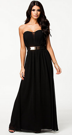 LITTLE MISTRESS - V-Front Long Dress - Designer Dress hire
