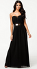 LITTLE MISTRESS - V-Front Long Dress - Designer Dress hire