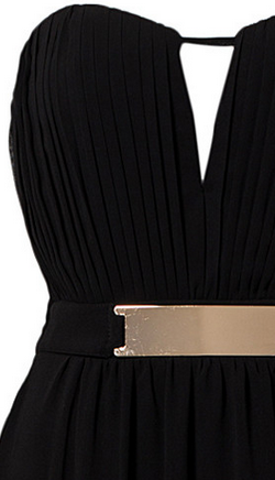 LITTLE MISTRESS - V-Front Long Dress - Designer Dress hire