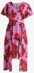 LOST INK - Rose Pleated Dress - Rent Designer Dresses at Girl Meets Dress