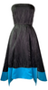 AX PARIS - Chiffon Strapless Jewel Dress - Designer Dress hire 